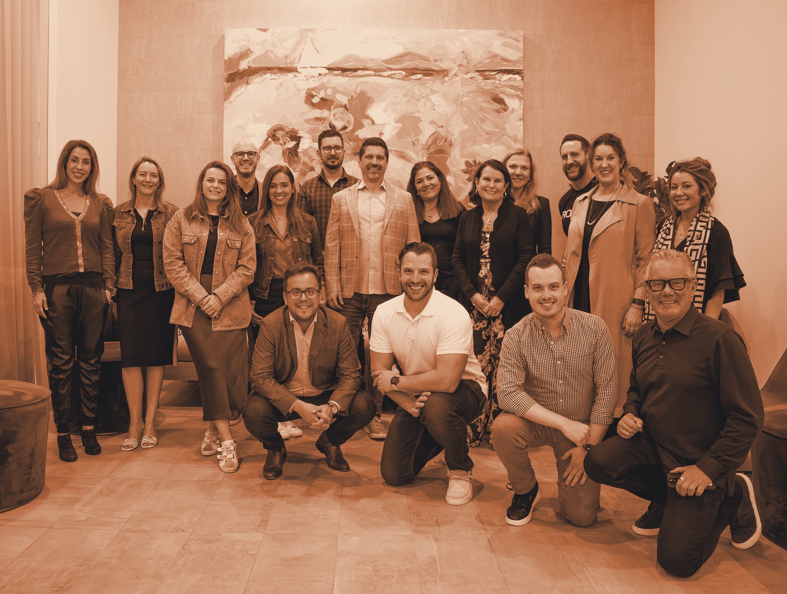 The cross-functional team and stakeholders behind the engagement